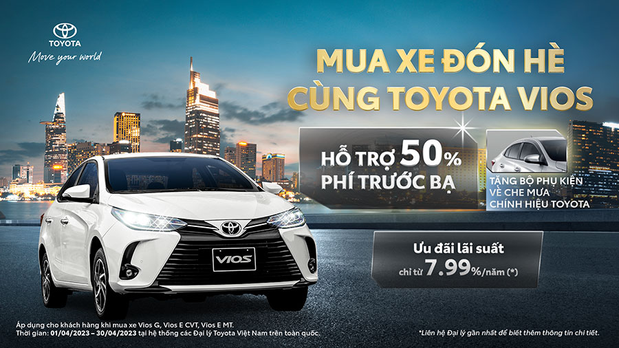 Khuyến Mãi Toyota Tháng 4/2023: Quà Tặng Lên Đến 44 Triệu Khi Mua Vios Hoặc Corolla Cross