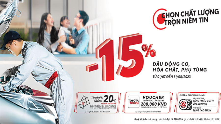 CTKM Toyota Tháng 7 & 8: Tri Ân Khách Hàng - Muôn Vàn Ưu Đãi