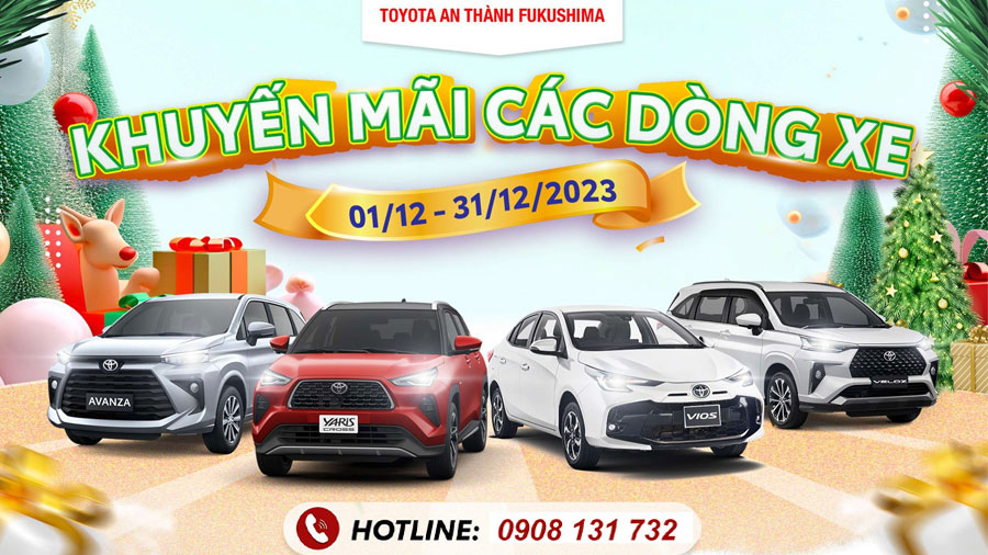 Chương Trình Khuyến Mãi Tháng 12/2023: Sở Hữu Xe Toyota Giá Hời, Nhận Ưu Đãi Cực Khủng