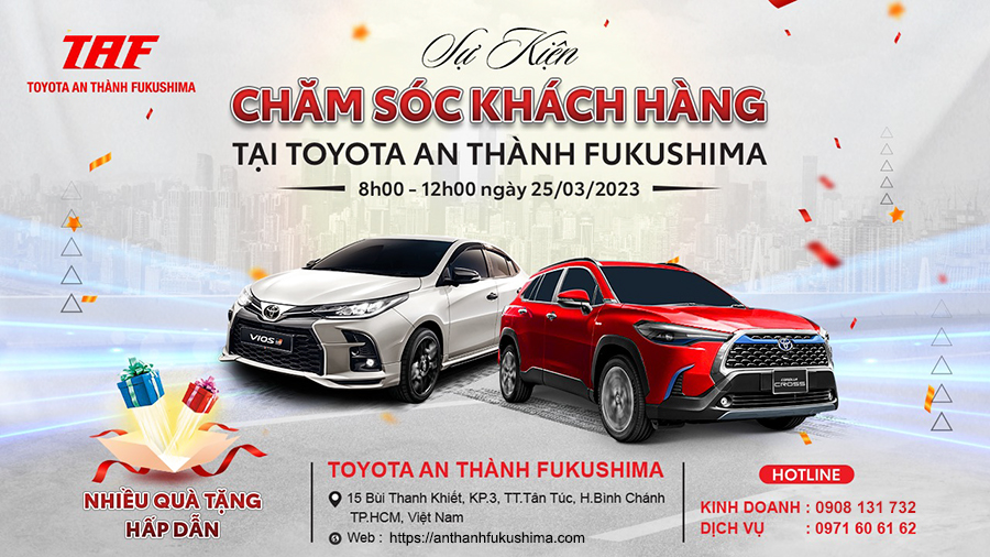 Sự Kiện Toyota: Sự Kiện Chăm Sóc Khách Hàng Tháng 3/2023